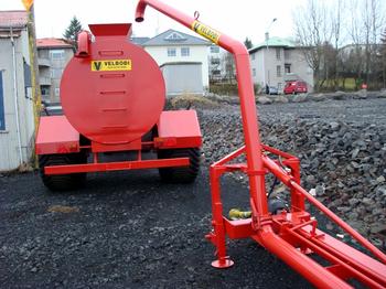 Skádælur: Tenging dælurörs f. dælingu í dreifara