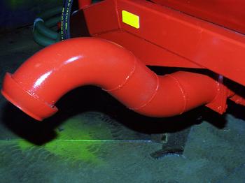 Snekkjudæludreifari: Inntak í dælu